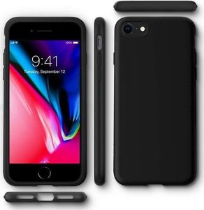 Spigen ETUI SPIGEN LIQUID CRYSTAL MATTE BLACK + SZKŁO HYBRYDOWE 3MK FG DO IPHONE 7/8/SE 2020 uniwersalny 4