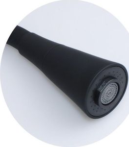 Bateria kuchenna YokaHome Bateria kuchenna ścienna elastyczna wylewka kran czarna - Yoka 5