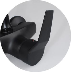 Bateria kuchenna YokaHome Bateria kuchenna ścienna elastyczna wylewka kran czarna - Yoka 6