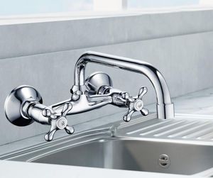 Bateria kuchenna YokaHome Retro ścienna chrom 2