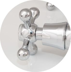 Bateria kuchenna YokaHome Retro ścienna chrom 5