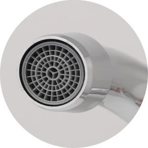 Bateria kuchenna YokaHome Retro ścienna chrom 6