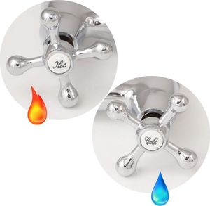 Bateria kuchenna YokaHome Retro ścienna chrom 7