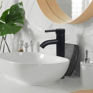 Bateria umywalkowa YokaHome stojąca czarny 2