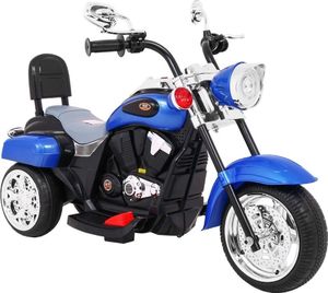 Motorek Chopper NightBike Niebieski 8