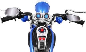 Motorek Chopper NightBike Niebieski 9