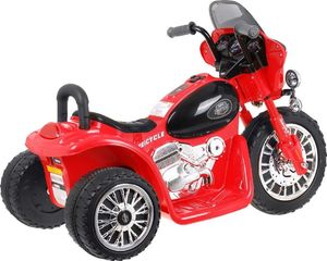 Motorek Skuter Chopper Czerwony 4