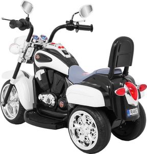 Motorek Chopper NightBike Biały 5