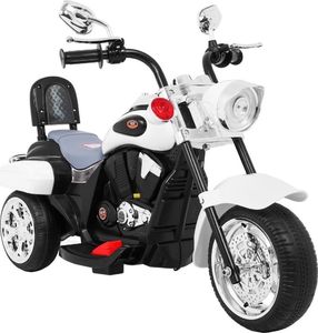 Motorek Chopper NightBike Biały 10