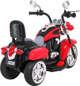 Motorek Chopper NightBike Czerwony 8