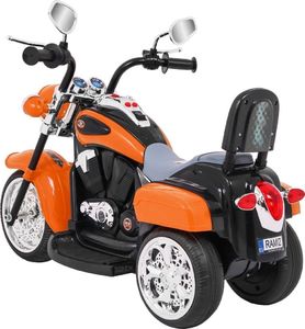 Motorek Chopper NightBike Pomarańczowy 4