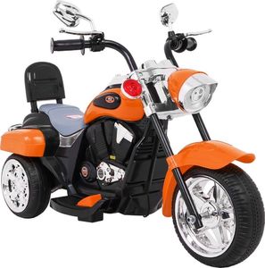 Motorek Chopper NightBike Pomarańczowy 9