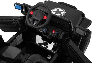 Pojazd Terenowy Full Time 4WD Czarny 10