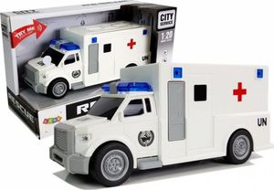 Lean Sport Auto Ambulans z napędem Karetka Pogotowia z dźwiękiem 1
