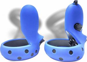 Vortex Virtual Reality Silikonowy pokrowiec do kontrolerów Oculus Quest 1/Rift S niebieski 3