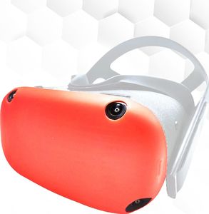 Vortex Virtual Reality Silikonowy pokrowiec do gogli Oculus Quest 1 czerwony 4