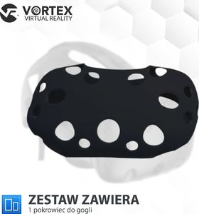 Vortex Virtual Reality Silikonowy pokrowiec do gogli HTC Vive czarny 4