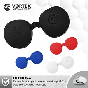 Vortex Virtual Reality Silikonowa ochronka do soczewek dla Oculus Quest 2 czarny 3