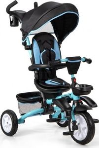 Costway Trójkołowy rowerek wózek dla dzieci 2w1 4
