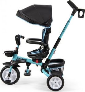 Costway Trójkołowy rowerek wózek dla dzieci 2w1 5