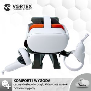 Vortex Virtual Reality Stojak R do Oculus Quest 2 czarny 6