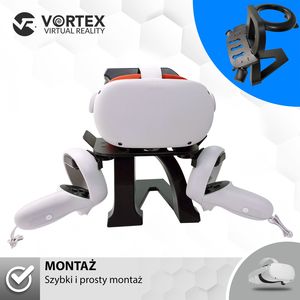Vortex Virtual Reality Stojak R do Oculus Quest 2 czarny 7