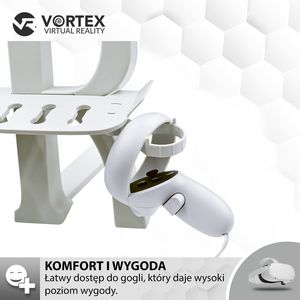 Vortex Virtual Reality Stojak R do Oculus Quest/Rift/Rift S biały 6