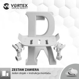Vortex Virtual Reality Stojak R do Oculus Quest/Rift/Rift S biały 9