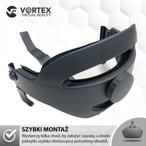 Vortex Virtual Reality Comfort Elite Strap do Oculus Quest 1 (VVR.OP1_BLK.OQ2.2020) 5