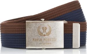 Paolo Peruzzi PASEK MĘSKI PAOLO PERUZZI PARCIANY BRĄZ PW-02-PP-125CM 1