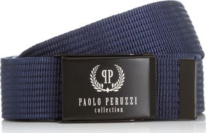 Paolo Peruzzi GRANATOWY PASEK PARCIANY PAOLO PERUZZI PW-09-PP-125CM 1