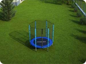 Trampolina ogrodowa Neo-Sport NS-04Z200F z siatką zewnętrzną 4.5 FT 140 cm 7