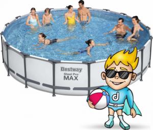 Bestway Basen stelażowy Steel Pro Max 549cm 18w1 (56462) 2
