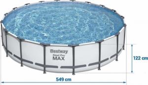 Bestway Basen stelażowy Steel Pro Max 549cm 18w1 (56462) 7