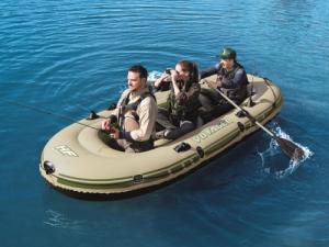 Bestway Ponton dmuchany Voyager 500 + wiosła 348 x 142 cm Bestway 65001 11