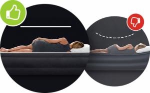 Intex Materac Dmuchany Dwuosobowy Granatowy 5