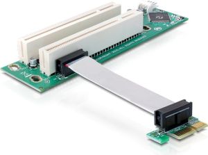 Delock Riser Card PCIe x1 - 2x PCI 32bit (41341) 1