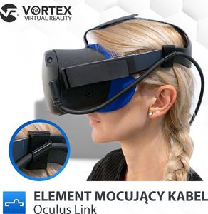 Vortex Virtual Reality Element mocujący kabel do Oculus Quest 1 2