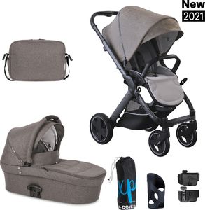 Wózek X-Lander zestaw 2w1 Xl X-Pulse Evening Grey 1