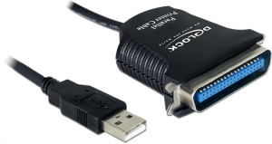 Kabel USB Delock USB-A - 0.8 m Czarny (82001) 1