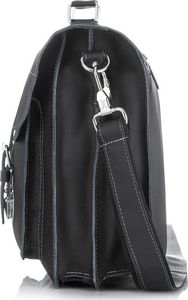 Torba Paolo Peruzzi SKÓRZANA TORBA TECZKA MĘSKA NA RAMIĘ PAOLO PERUZZI G-45-BL 2
