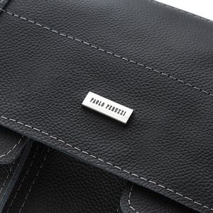 Torba Paolo Peruzzi SKÓRZANA TORBA TECZKA MĘSKA NA RAMIĘ PAOLO PERUZZI G-45-BL 5