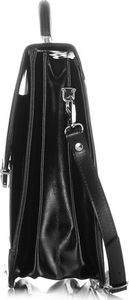 Torba Paolo Peruzzi CZARNA TECZKA MĘSKA SKÓRZANA PAOLO PERUZZI S-08-BL 3