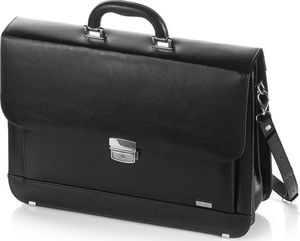 Torba Paolo Peruzzi CZARNA TECZKA MĘSKA SKÓRZANA PAOLO PERUZZI S-08-BL 4