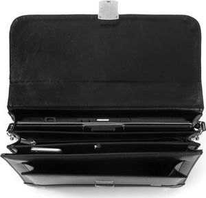 Torba Paolo Peruzzi CZARNA TECZKA MĘSKA SKÓRZANA PAOLO PERUZZI S-08-BL 6