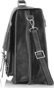 Torba Paolo Peruzzi TORBA MĘSKA PAOLO PERUZZI SKÓRZANA VINTAGE S-14-GR 4