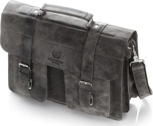 Torba Paolo Peruzzi SKÓRZANA TORBA MĘSKA NA RAMIĘ PAOLO PERUZZI 045-GR 4
