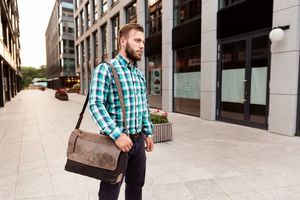 Torba Paolo Peruzzi TORBA MĘSKA PAOLO PERUZZI ADVENTURE SKÓRZANA NA LAPTOPA MESSENGER 202-PP-LB 9