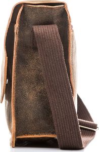 Torba Paolo Peruzzi TORBA MĘSKA NA RAMIĘ SKÓRZANA VINTAGE JASNOBRĄZOWA PAOLO PERUZZI 121-PP-LB 2