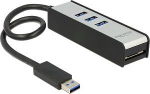 HUB USB Delock 1x SD  + 3x USB-A 3.0 (62535) 1